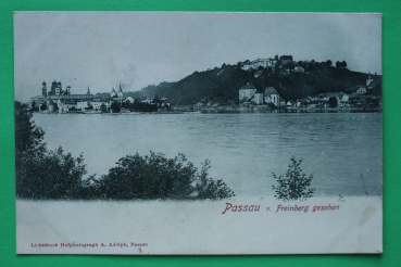 AK Passau / 1900 / Blick von Freinberg aus / Ortsansicht